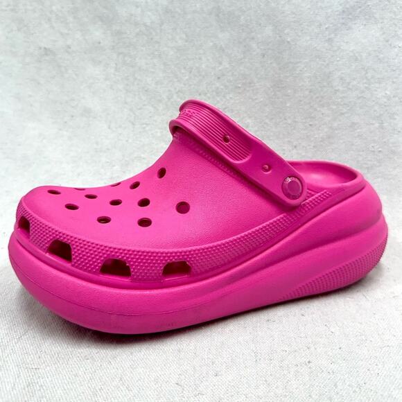 CROCS Shoes - Crocs Classic Crush Platform Clog in Juice pink women size 9 mens‎ 7